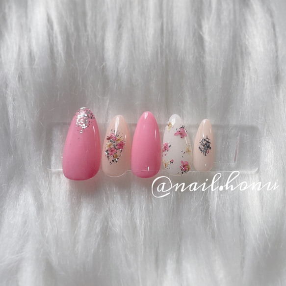 ネイルチップ No.65 オーダーネイルチップNo.65 夏 花火 浴衣ネイル No