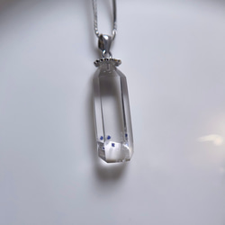 デュモルチェライトインクォーツのペンダント ペンダントトップ