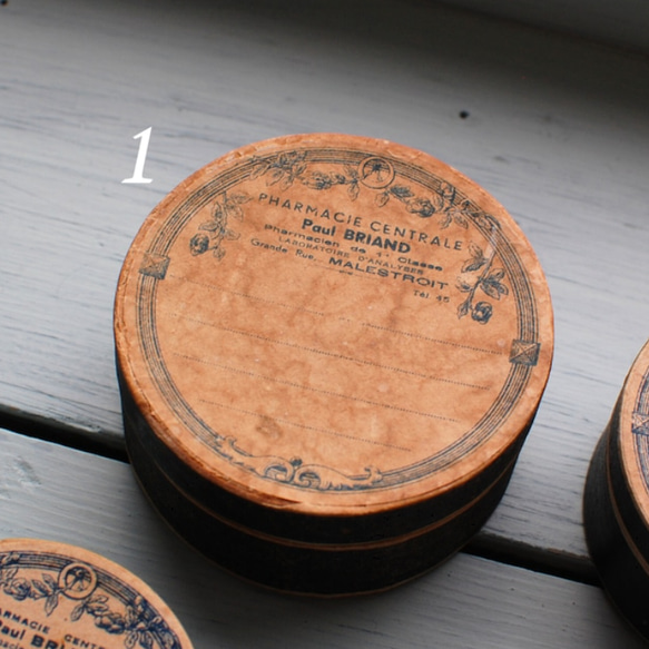フランスアンティークファーマシーボックス 薬箱 紙箱 蚤の市 紙モノ