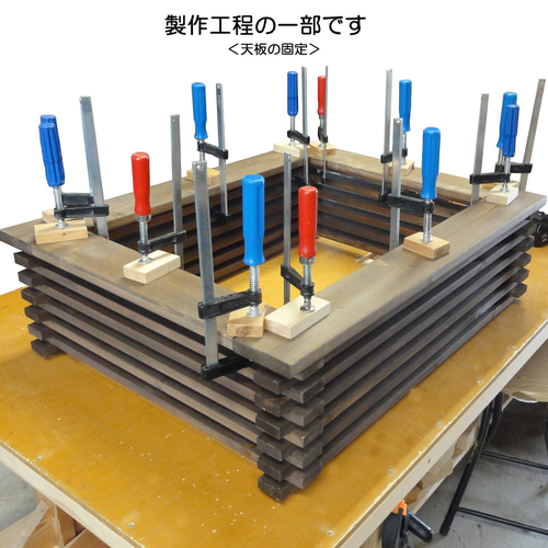 トロ舟　40型　メダカ飼育ケース　ビオトープ　木枠　焼き入れ　欅 ビオトープ 40L トロ舟＆木枠セット（フラッットタイプ防鳥網付き