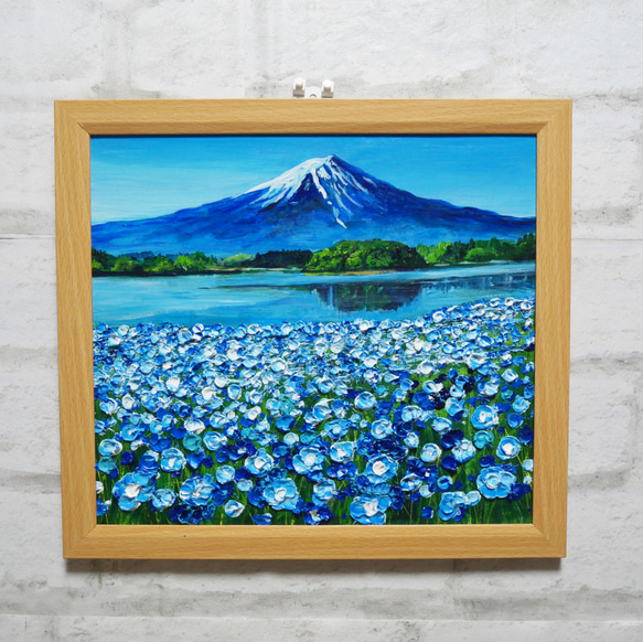 美しき山々」絵画油絵