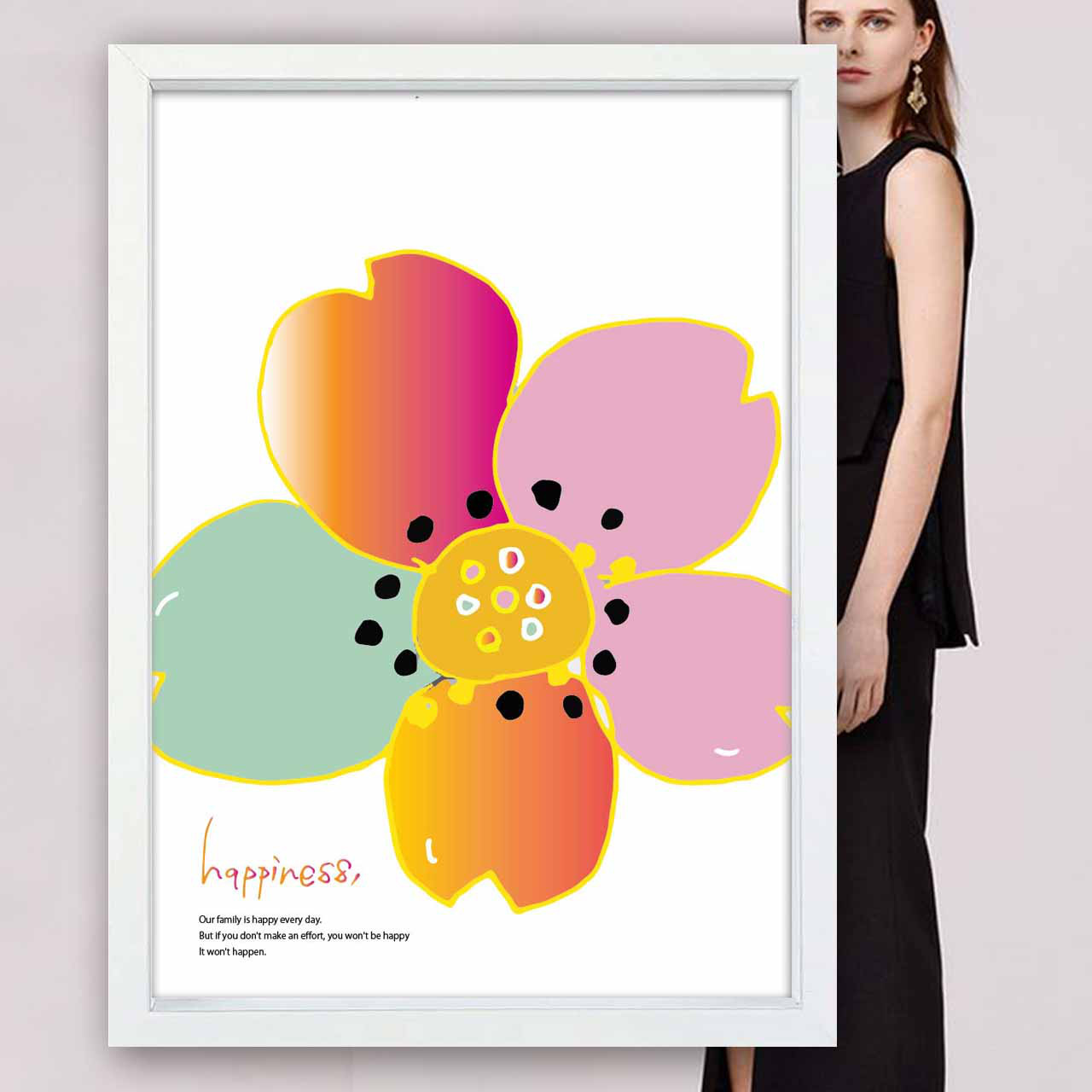 感謝の花(ポスター作品) 感謝の花(ポスター作品)