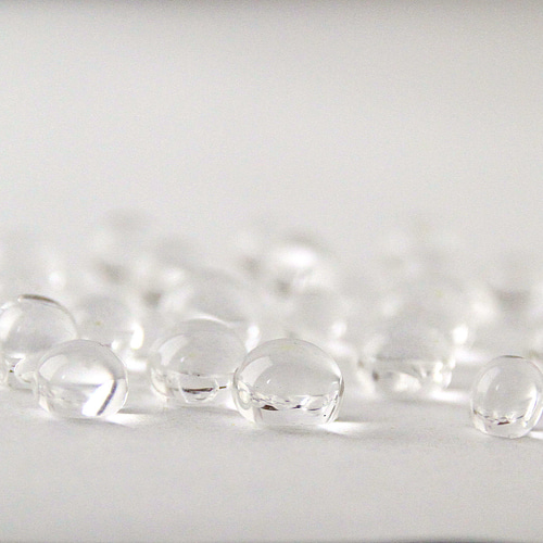 つぶつぶ透明ガラス(おまけ付き) ビジュー・クリスタル ふわ 通販