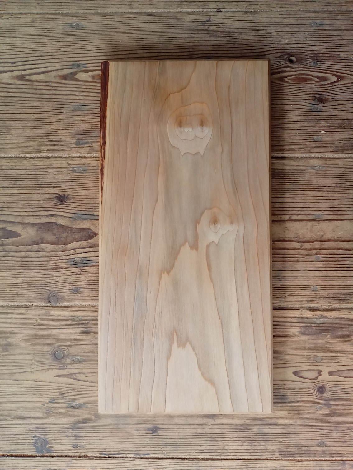 【木製看板製作】 桂 21m×43cm 厚み2.6cm / 一枚板看板 25,000円