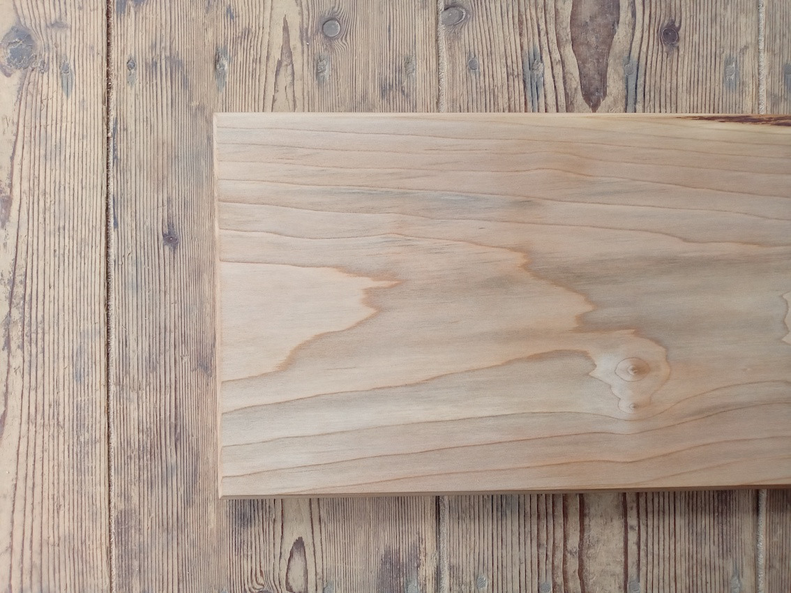 【木製看板製作】 桂 21cm×43cm 厚み2.6cm / 一枚板看板