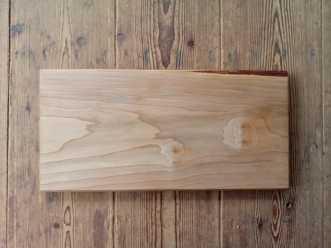 【木製看板製作】 桂 21cm×43cm 厚み2.6cm / 一枚板看板