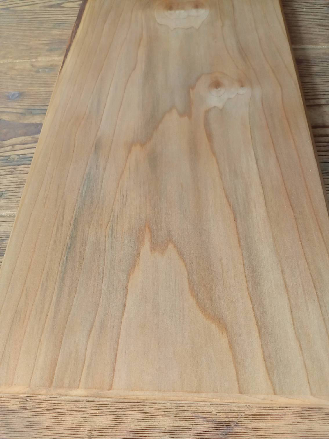 【木製看板製作】 桂 21cm×43cm 厚み2.6cm / 一枚板看板