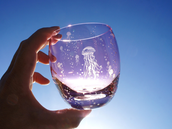 アクアリウムくらげ（青碧桃染海月） 4枚目の画像