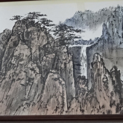 水墨絵画【山】 c5e3f53828c387ca78bcc6bd8c7e74