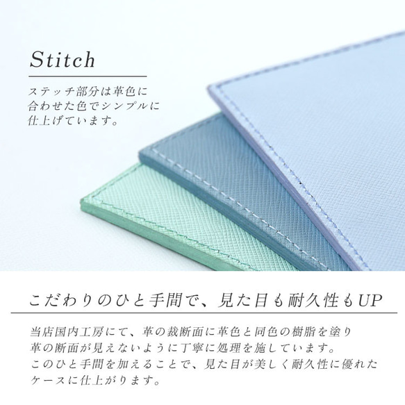 フラグメントケース 本革 薄い サフィアーノレザー スマート財布 カードケース ミニ財布 コインケース インナー 7枚目の画像