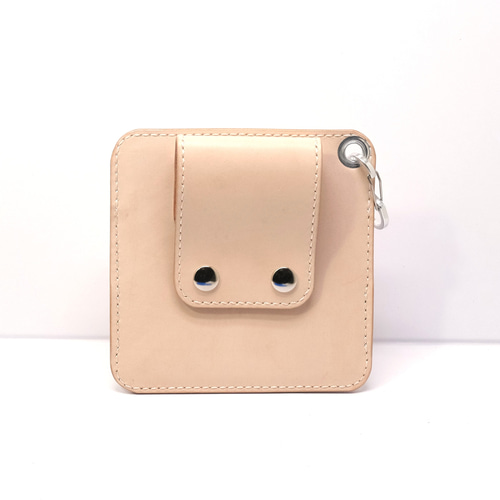 本革 パーク・グラウンドゴルフポーチver4(薄型) ヌメ革ナチュラル  