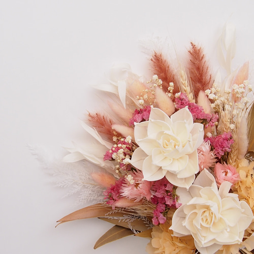 ガーデニア スワッグブーケ / ドライフラワー プリザーブド