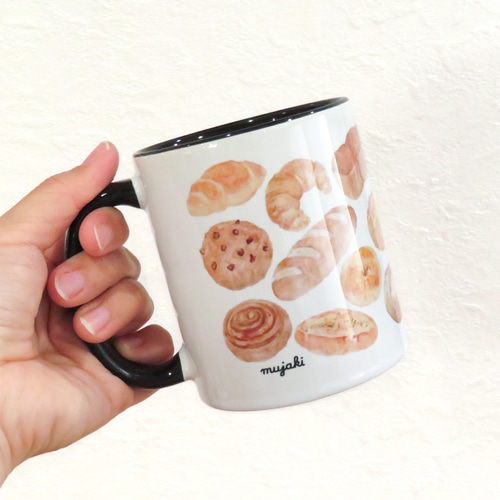 PriceDown!》パン柄マグカップ【Breads!】 マグカップ mujaki PriceDown!》パン柄マグカップ【Breads!】 マグカップ mujaki