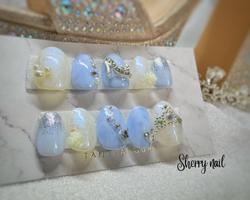 JEWEList ガラス製ネイルチップ5点セット JEWEList ガラス製ネイルチップ5点セット