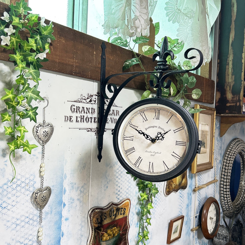 ヴィンテージ掛け時計改 KAWASAKI カワサキ 掛時計 ウオールクロック 壁掛け時計 ヴィンテージ