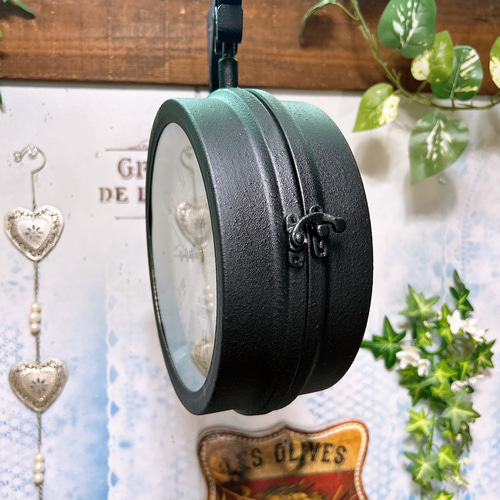 アンティークな部屋 両面式 壁掛け時計（回転型⑥） ウォールクロック