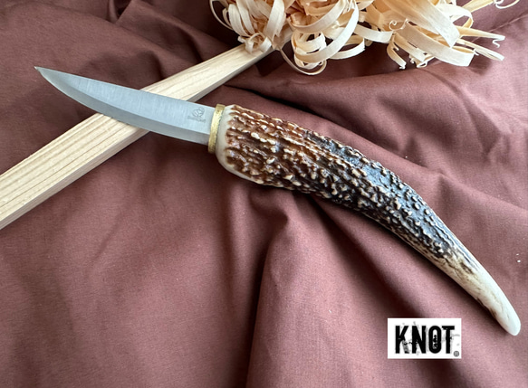 狩猟刀 ナイフ 天然鹿の角 Yahoo!オークション - 鹿角 ナイフ 狩猟刀 鹿角柄 革製鞘付