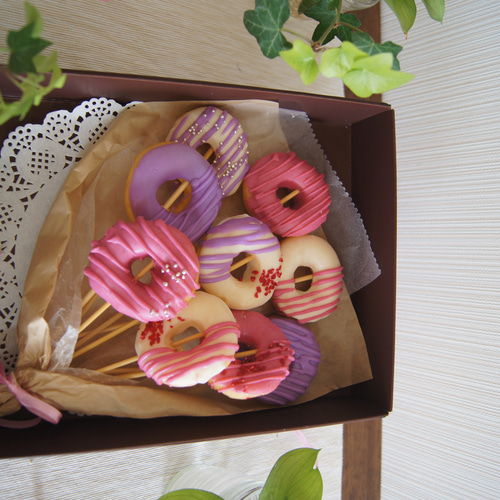母の日に】ドーナツブーケ【冷凍便】 スイーツ・お菓子・パン DONADONA