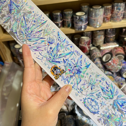 海外PETテープ 蝶 切り売り 海外マステ コラージュ マスキングテープ