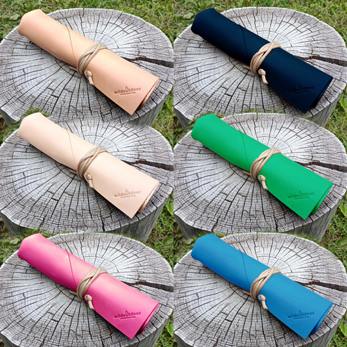ソロ、デュオ用本革カトラリーケース 6カラー Cutlery Case ヌメ革