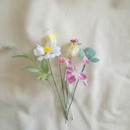 布花アートフラワー アートフラワー布花シルクフラワーハンドメイド