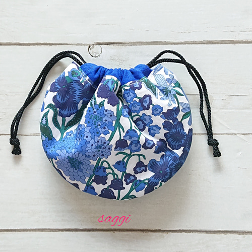 リバティ ミニ 巾着