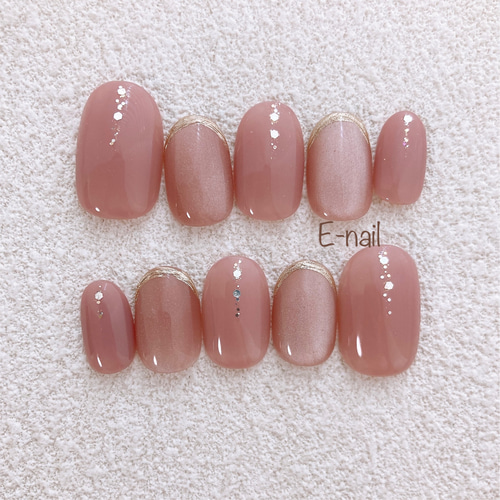メルカリ便 ネイルチップ オーダー ニュアンス ネイル NO.43