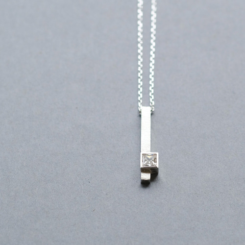 m*i様 T&CO シルバー スクエアペンダントネックレス TIFFANY&Co. ティファニー スクエア プレート ネックレス
