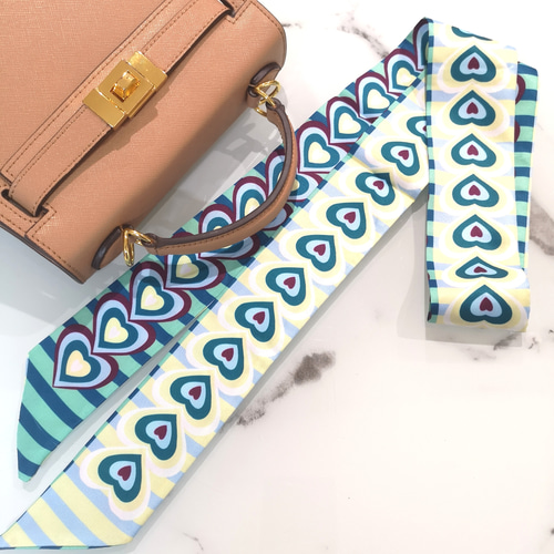 【SALE 】リボンスカーフ　バッグスカーフ　バッグチャーム25枚×2 楽天市場】バッグスカーフ スカーフ ストール バッグ リボン