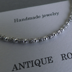 ❮再販×11❯ No. 72 カレンシルバー★ブレスレット　燻し銀　 3枚目の画像