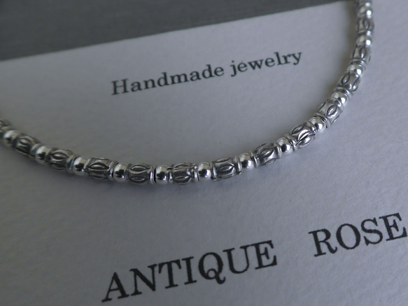 ❮再販×11❯ No. 72 カレンシルバー★ブレスレット　燻し銀　 3枚目の画像