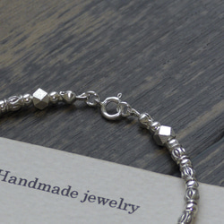 ❮再販×11❯ No. 72 カレンシルバー★ブレスレット　燻し銀　 4枚目の画像