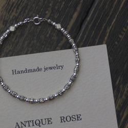 ❮再販×11❯ No. 72 カレンシルバー★ブレスレット　燻し銀　 6枚目の画像