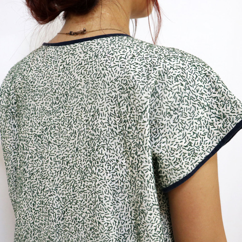 30％OFF手仕事が美しい刺し子刺繍ワンピース、チェンマイ