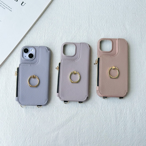 小銭入れ✨ iphone 16 15 14 ケース ショルダー Galaxy S25