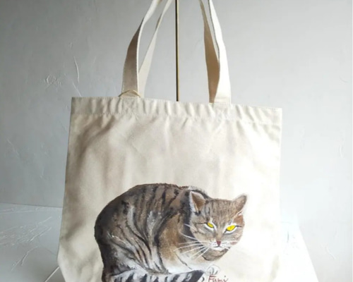 梅と猫 一閑張り バッグ かごバッグ ハンドバッグ 茶トラ キジトラ 和柄 猫 梅と猫 一閑張り バッグ かごバッグ ハンドバッグ 茶トラ