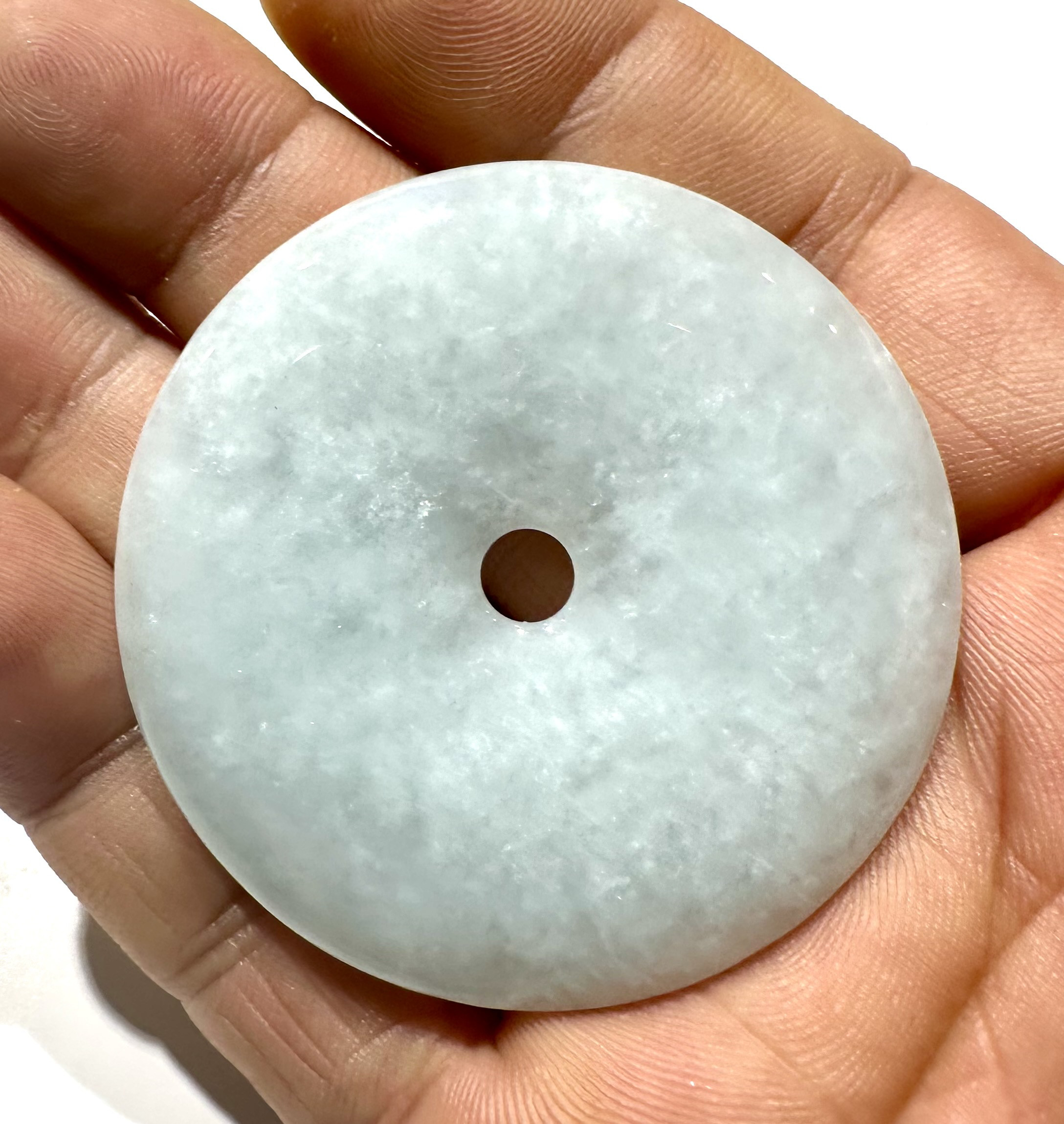 絶品霊石　月是故鄉明　糸魚川最高級ロウカン青翡翠