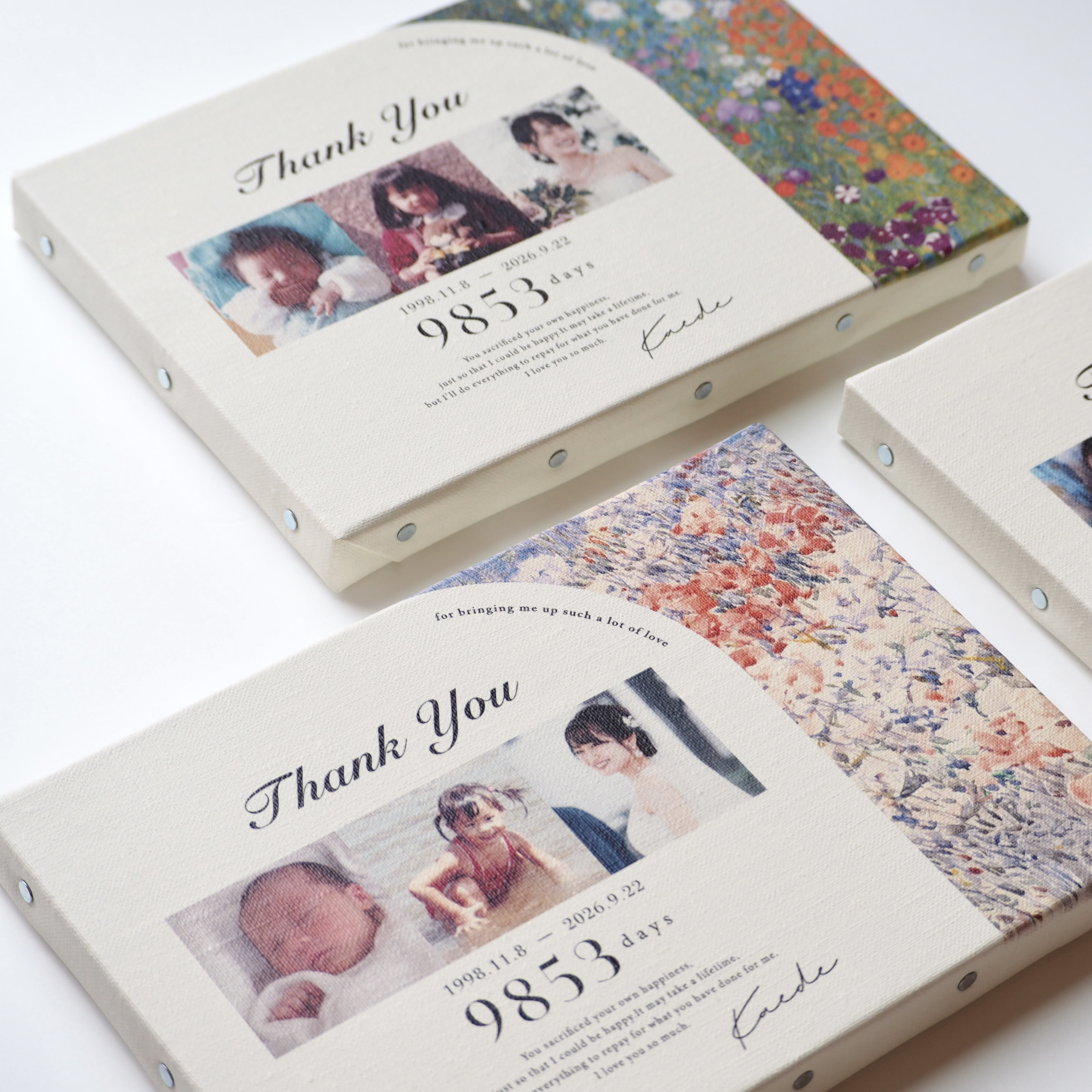 子育て感謝状｜art｜キャンバス｜両親贈呈品