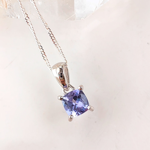 ペアシェイプタンザナイト ダイヤモンドネックレス TA 7.54ct D