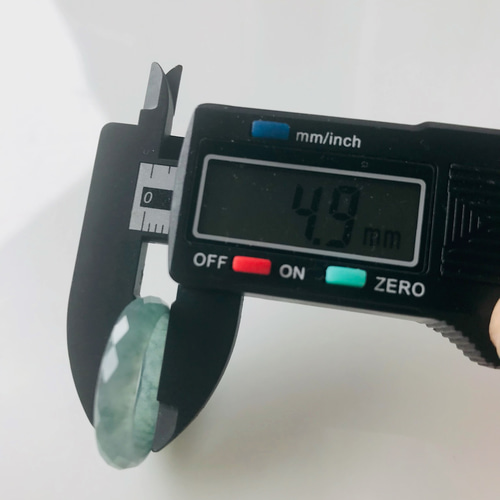 全信頼を寄せる R100-003］ ジェイド JADE ヒスイ 本翡翠 くりぬき リング アクセサリー