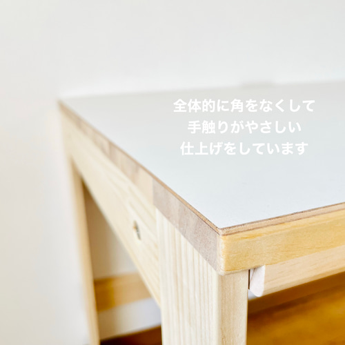 組立式 勉強机 作業台 天面がひろい机 サイズオーダーOK 机・デスク T