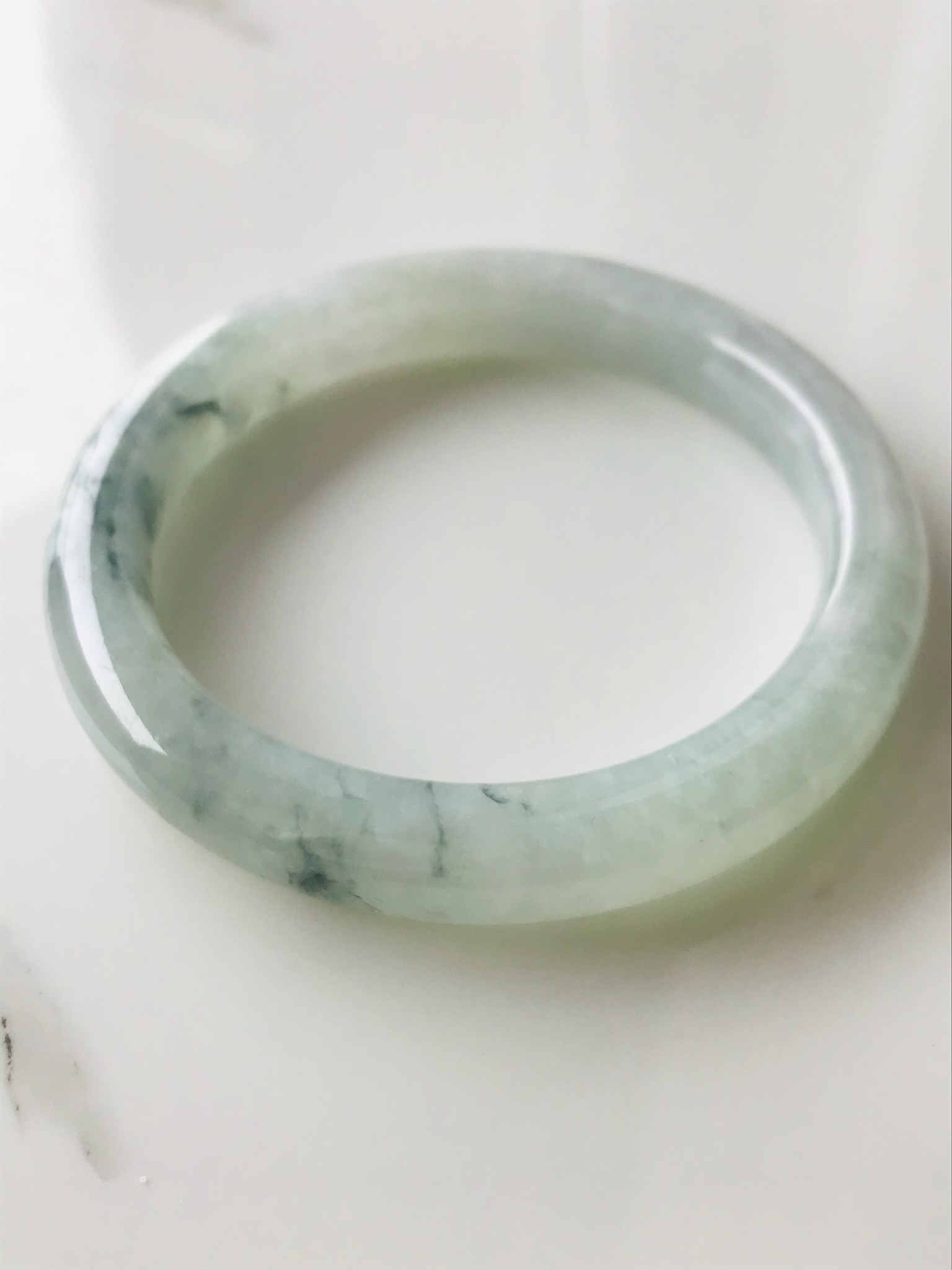 翡翠バングル Amazon.co.jp: ナチュラルグリーン翡翠バングルブレスレット