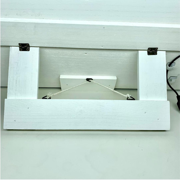 LEDライト付き　木製傾斜ディスプレイ　２台セット　マルシェ　イベント用 