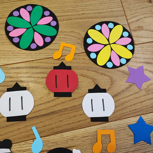 壁面飾り 保育壁面 夏祭り 夏壁面 7月 8月 壁飾り 雑貨・その他 A