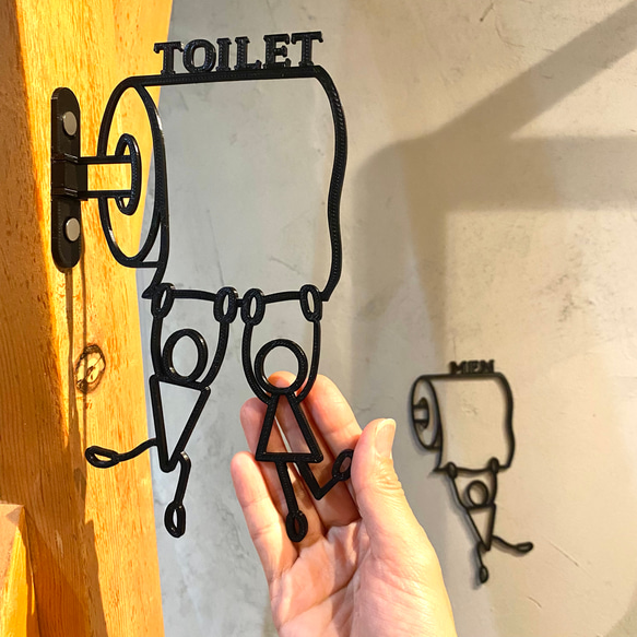 『トイレットペーパーブランコ』_トイレサイン_068 4枚目の画像