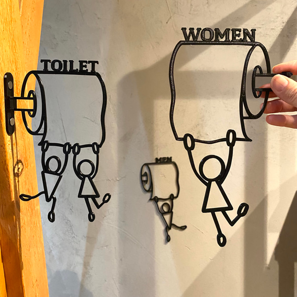 『トイレットペーパーブランコ』_トイレサイン_068 5枚目の画像