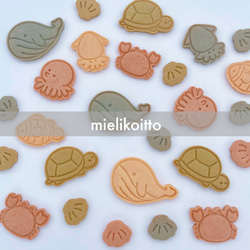 カクレクマノミ--まあるい海の生き物--【クッキー型・スタンプ型セット】 2枚目の画像
