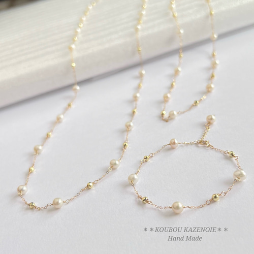 高級 淡水パール 天然パール ネックレス 3連 グラデーション ネックレス 3連 淡水パール グラデーション 淡水真珠 シルバー