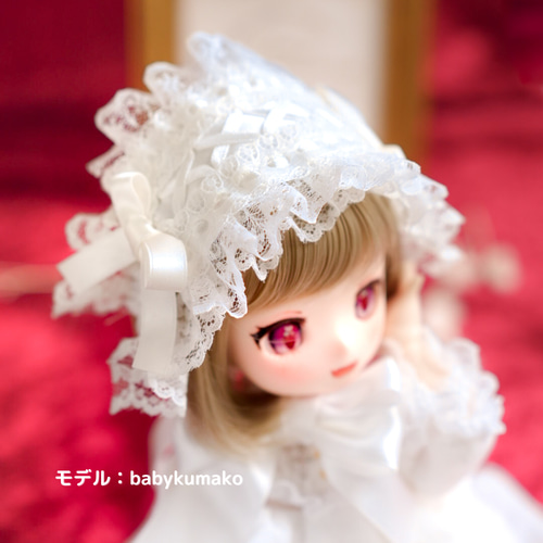 1/6ドール服 3点セット ダブルガーゼワンピース・ドロワーズ