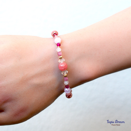 恋愛を実らせて、幸福感を高めるお守り ｜ インカローズ、ピンク